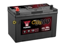 Аккумулятор Yuasa 95Ah 720A Asia (борт)  пр. пол (+ -) 306x175x225