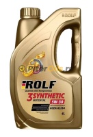 ROLF 3-Synthetic 5W30 ACEA A3/B4 4л пластик 322733