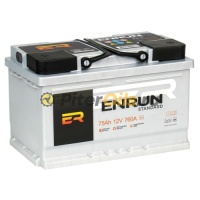 Аккумулятор ENRUN ES750 75Ah 760А пол обр (- +) 278x175x190