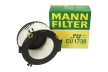 Фильтр салонный MANN CU1738 (	K1037)