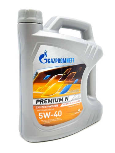 Газпромнефть Premium N 5W40 SN/CF 4л 253140423