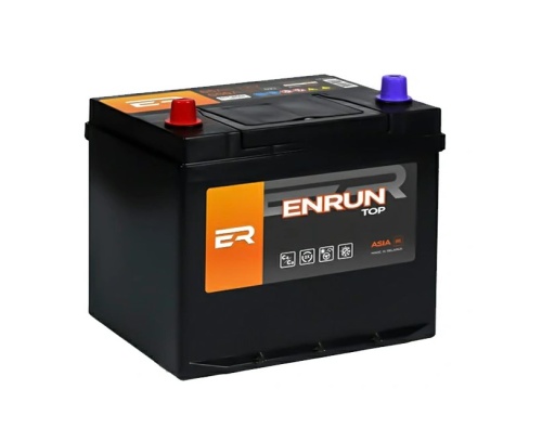 Аккумулятор ENRUN EPA751 75Ah 740A Asia (борт) пол обр(- +) 261x175x220