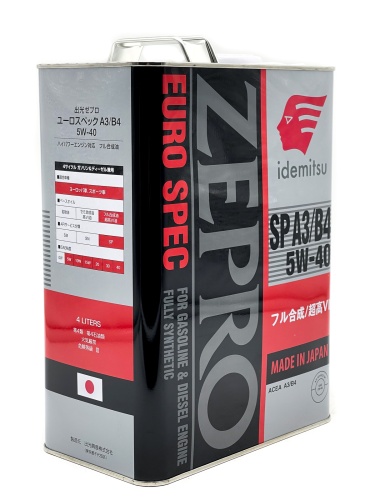 IDEMITSU Zepro Euro Spec F-S SP 5W-40 (4л) 1849-004