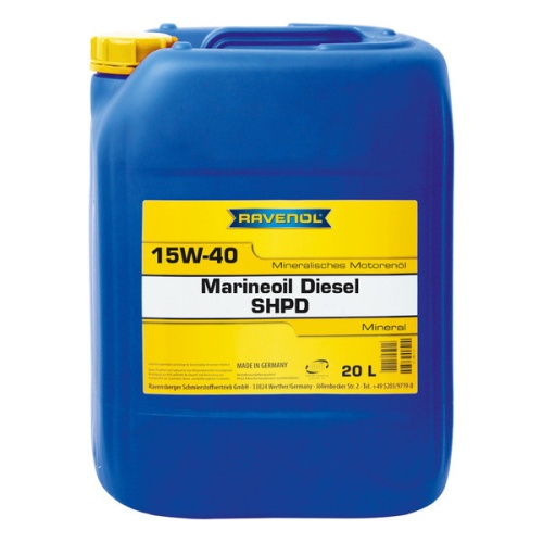 RAVENOL моторное масло Marineoil Diesel SHPD SAE 15W-40 (20л) 4014835730021
