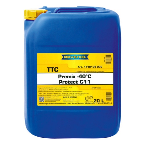 RAVENOL антифриз TTC Premix -40°C Protect C11 (20л) 4014835755321