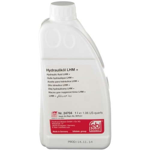 FEBI 24704 Жидкость гидроусилителя LHM plus -40  +100 зеленый (1л)