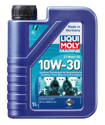 LIQUI MOLY моторное масло для лодок Marine 4T Motor Oil 10W-30 1 л 25022