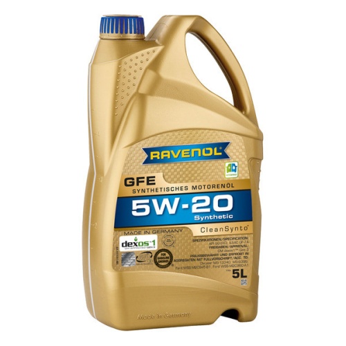 RAVENOL моторное масло GFE SAE 5W-20 (5л) 4014835857872