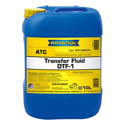 RAVENOL трансмиссионное масло Transfer Fluid DTF-1 (TF-0870) (10л) 4014835795440
