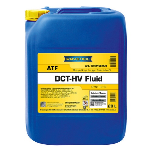Ravenol DCT-HV Fluid Масло АКПП (20л) 121210602001999