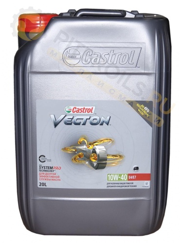 Castrol Vecton 10w40 E4/E7 20л 15BA41