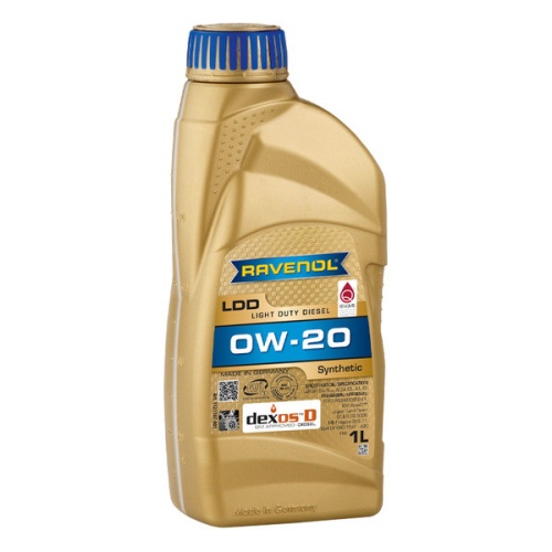RAVENOL моторное масло  LDD Light Duty Diesel SAE 0W-20 (1л) 4014835876156