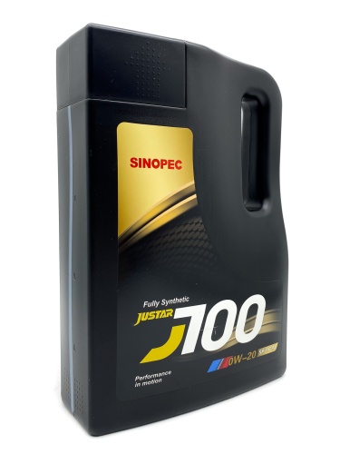 Sinopec JUSTAR J700 SP/GF-6A 0W-20 Gasoline Engine Oil 4л 0609100063010006