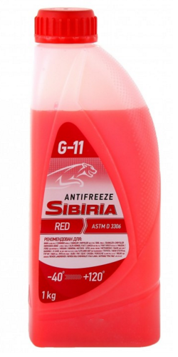 Sibiria Антифриз ОЖ-40 G-11 красный 1кг 805585