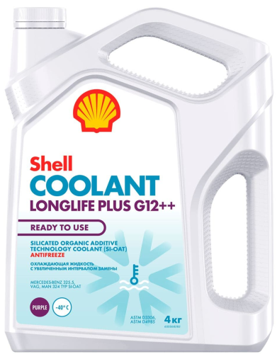 Shell Coolant Longlife Plus G12++ 4кг 550062761