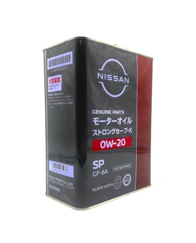 NISSAN Strong Save X 0W-20 SP 4л KLAP000204