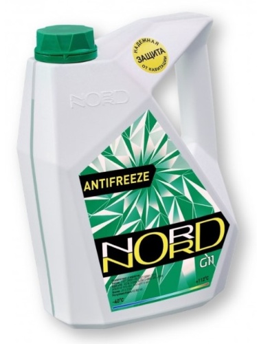 Антифриз NORD High Quality Antifreeze готовый -40C зеленый (5кг) NG20362