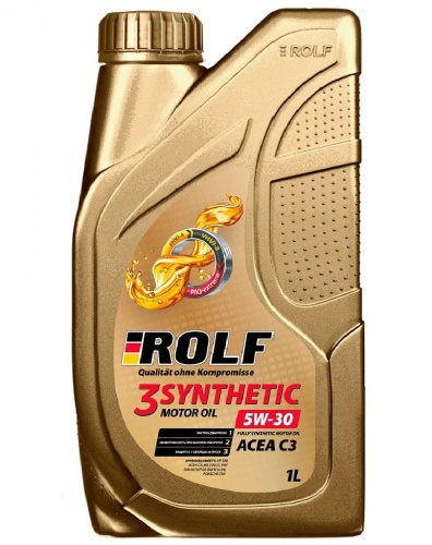 ROLF 3-Synthetic 5W30 ACEA C3 1л пластик 322728