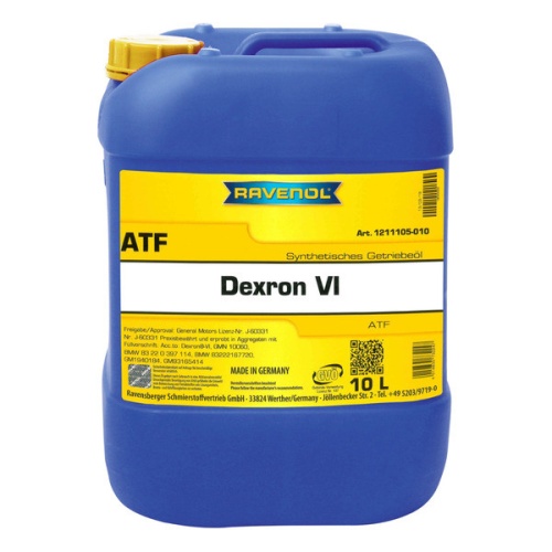 RAVENOL трансмиссионное масло ATF Dexron VI (10л) 4014835732247