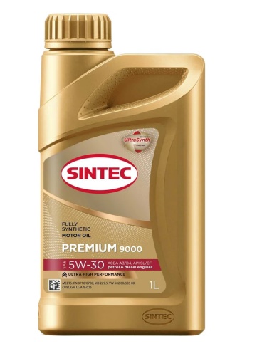 Sintec Premium 9000 5W30 ACEA A3/B4 (1л) 600102/801968