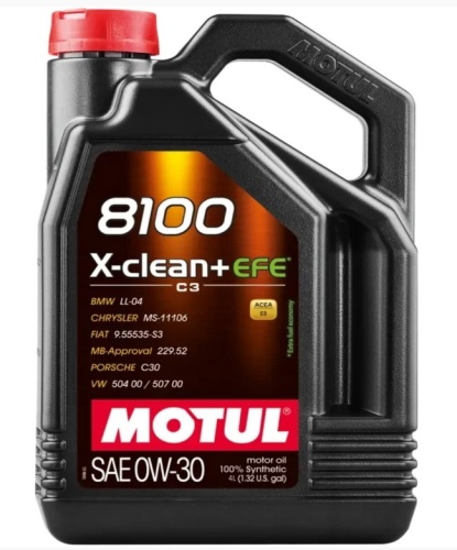 MOTUL 8100 X-clean+ EFE SAE 0W30 4л 113092