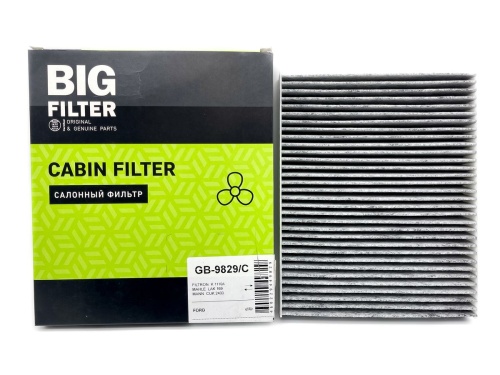 Фильтр салонный угольный BIG FILTER GB9829/C (CUK2433, FP2433, CU2433)