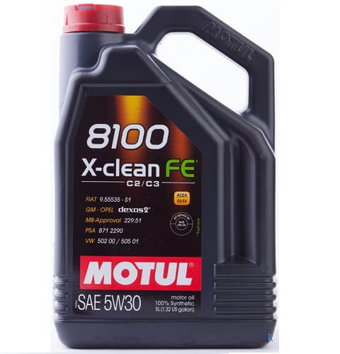 MOTUL 8100 X-Clean FE SAE 5W-30 5л 104777