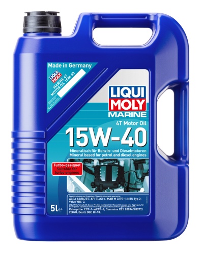 LIQUI MOLY моторное масло для лодок Marine 4T Motor Oil 15W-40 5 л 25016