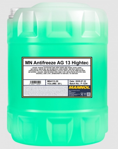 Mannol Antifreeze MN AG13 (20л) 2057