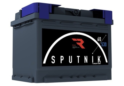 Аккумулятор Sputnik 60Ah 530А пр. пол (+ -) 242х175х190