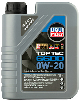 LIQUI MOLY Top Tec 6600 0w20 (1л) 21410