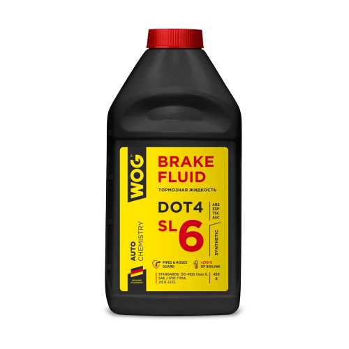 WOG Тормозная жидкость DOT6, 455 гр