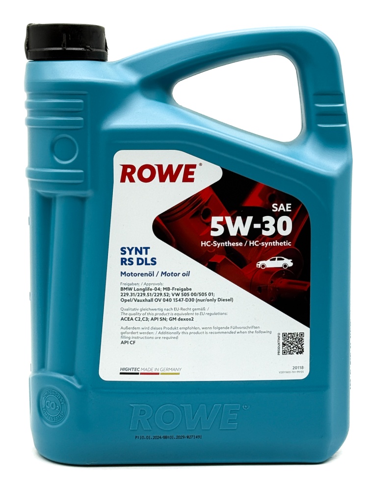 Rowe HIGHTEC SYNT RS DLS 5W-30 (4л) 20118004099