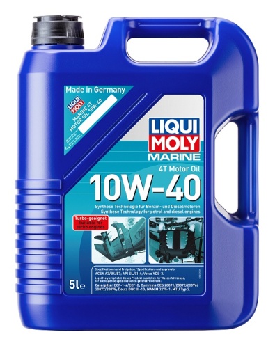 LIQUI MOLY Масло для лодочных моторов 4-тактное MARINE MOTOROIL 4T 5л п/с 25013