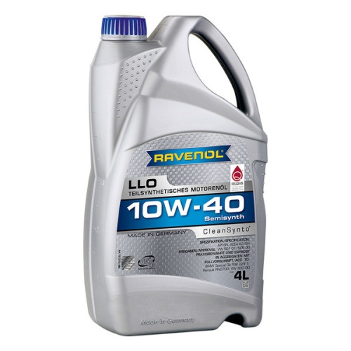 RAVENOL моторное масло LLO SAE 10W-40 (4л) 4014835724396