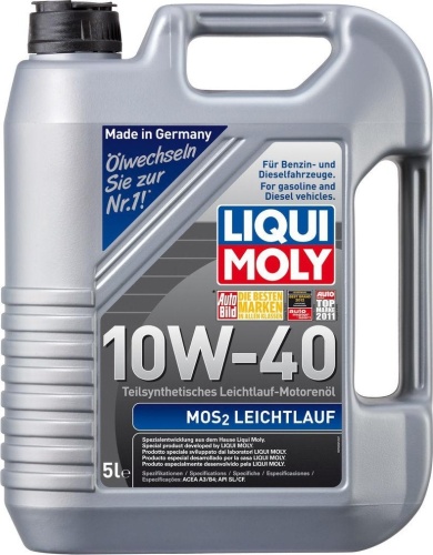 LIQUI MOLY MoS2 Leichtlauf SAE 10w40 (5л) 1931/2184