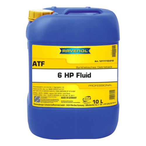 RAVENOL трансмиссионное масло ATF 6 HP Fluid (10л) 4014835732742
