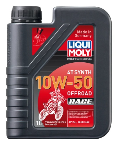 LIQUI MOLY Motorbike 4T Synth Offroad Race 10W-50 SN MA2 (1л) 3051