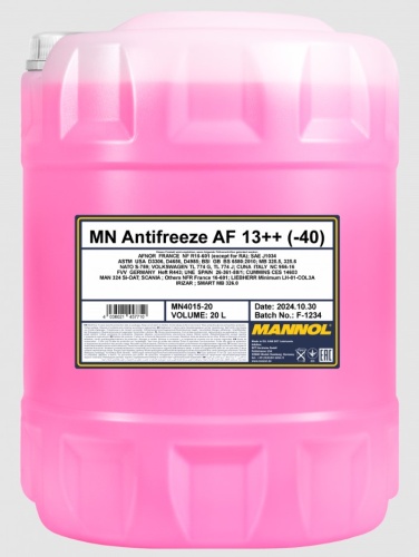Mannol Antifreeze MN AF13++ -40 (20л) 401520