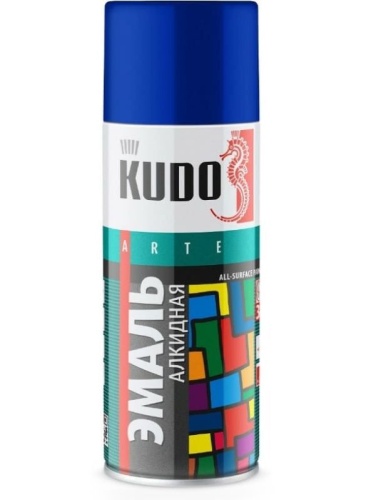 KUDO Эмаль универсальная синяя 520мл "12" KU1011