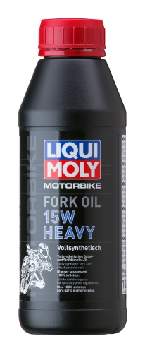 LIQUI MOLY Синтетическое масло для вилок и амортизаторов Motorbike Fork Oil Heavy 15W 0,5л 7558