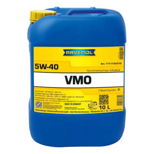 RAVENOL моторное масло VMO SAE 5W-40 (10л) 4014835723849