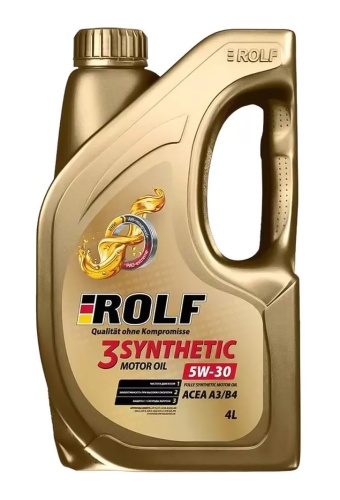 ROLF 3-Synthetic 5W30 ACEA A3/B4 4л пластик 322733