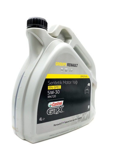 Renault масло моторное 5w30 GTX RN-SPEC RN720 4л (7711943761)