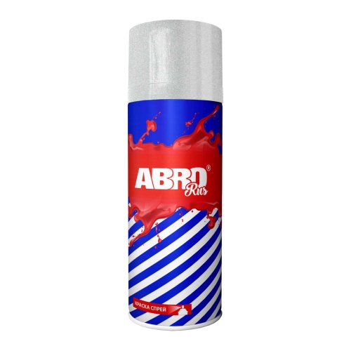 ABRO Краска-спрей металлик серебряная 473мл (SPOM-1580-R)