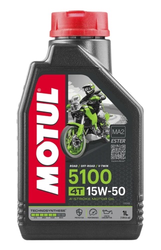 MOTUL 5100 4T SAE 15W-50 1л 104080/106908/112860