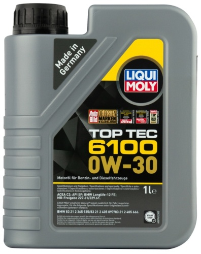 LIQUI MOLY масло моторное Top Tec 0W-30 (1л) 6100/20777