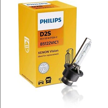 85122VIC1 Лампа ксеноновая D2S Vision 4600K 85V 35W P32d-2 C1 Philips