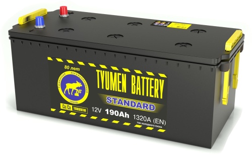 Аккумулятор Tyumen Battery STANDARD 190Ah 1320A об. пол. (+ -) 513x223x223