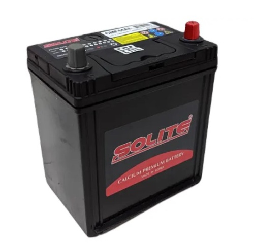 Аккумулятор Solite 44Ah 370A Asia (борт) об. пол. ( - +) 187х130х227